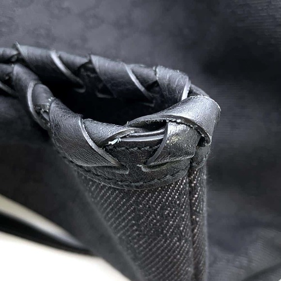 Gucci Bag Charm GG Canvas Tote Black - Picture 8 of 11